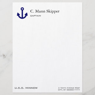 Anchor Customised Letterhead