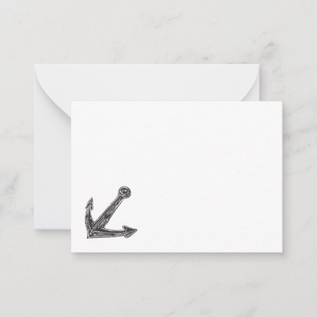 Anchor cute design  card (Front)
