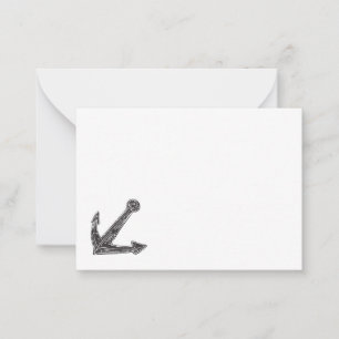 Anchor cute design card