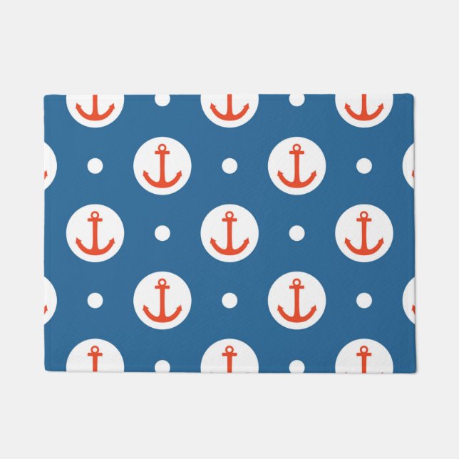 Anchor Dots Doormat (Front)