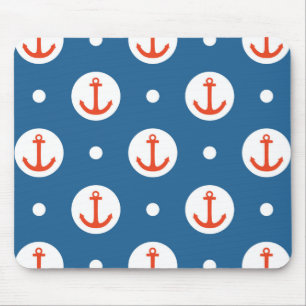 Anchor Dots Mouse Mat