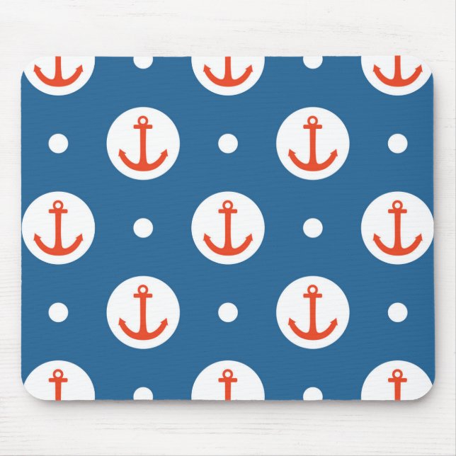 Anchor Dots Mouse Mat (Front)
