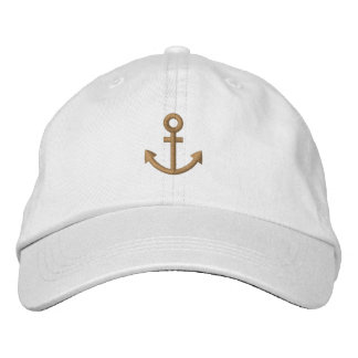 Anchor Embroidered Hat