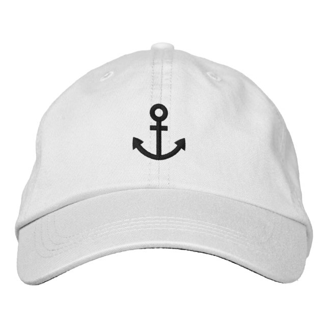 Anchor Embroidered Hat (Front)