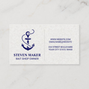 Anchor Fishing Business Card