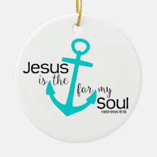 anchor for my soul ceramic tree decoration