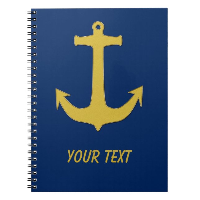 Anchor gold + your background & ideas notebook (Front)