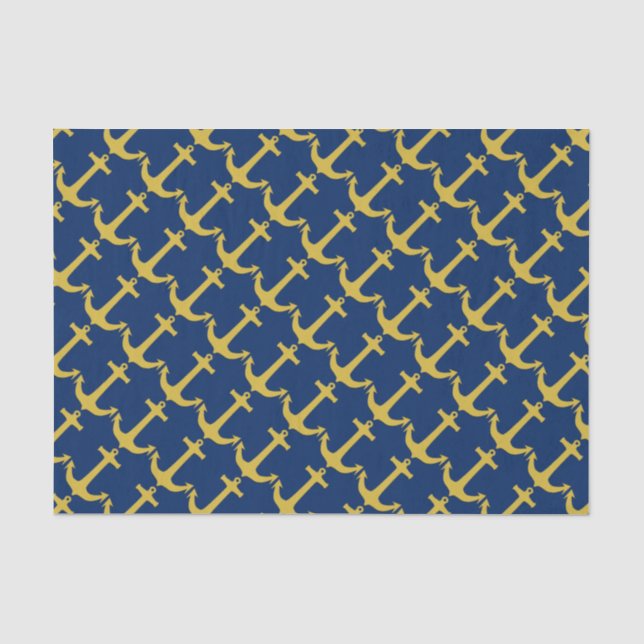 Anchor gold + your background & ideas tissue paper (Front)