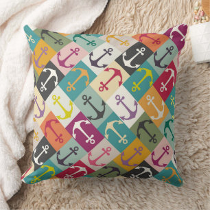 anchor herringbone mana cushion