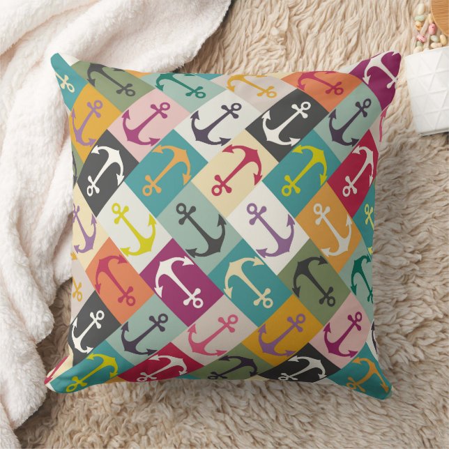 anchor herringbone mana cushion (Blanket)