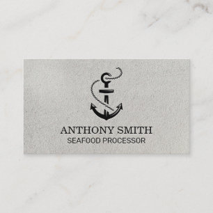 Anchor Icon Business Card