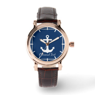 Anchor in Rope Frame Nautical Watch