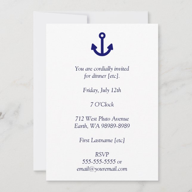 Anchor Invitation (Front)