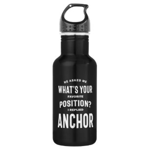 Anchor Job Title Tee Gift For Mens Womens 532 Ml Water Bottle