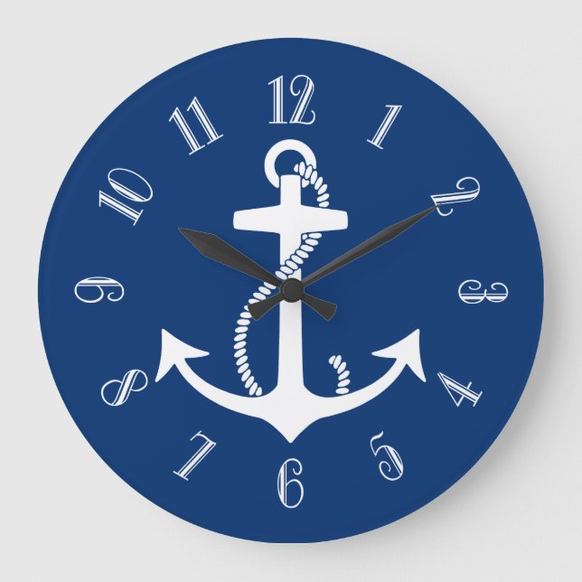 Anchor Large Clock (Front)
