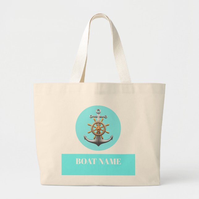 Anchor Large Tote Bag (Front)
