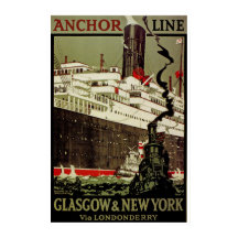Anchor Line ~ Glasgow-New York