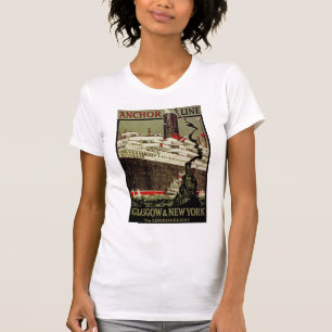 Anchor Line ~ Glasgow-New York T-Shirt