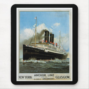 Anchor Line Mouse Mat