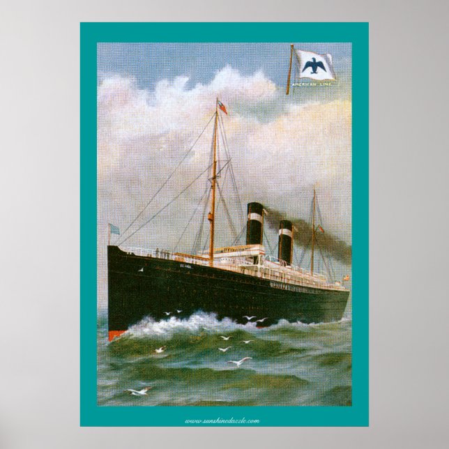 Anchor Line Steamship Poster (Front)