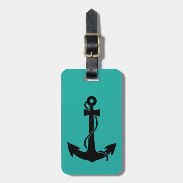 Anchor Luggage Tag (Front Vertical)