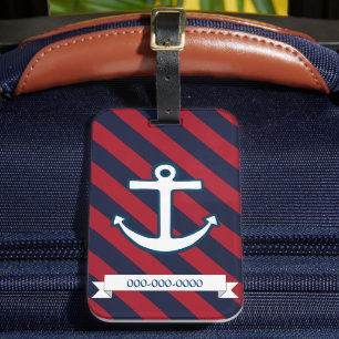 Anchor Luggage Tag
