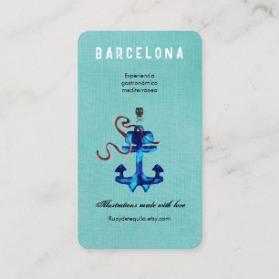 Anchor mooring boats stability and support business card