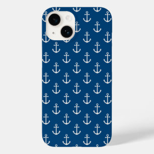 Anchor Nautical Blue Case-Mate iPhone 14 Case