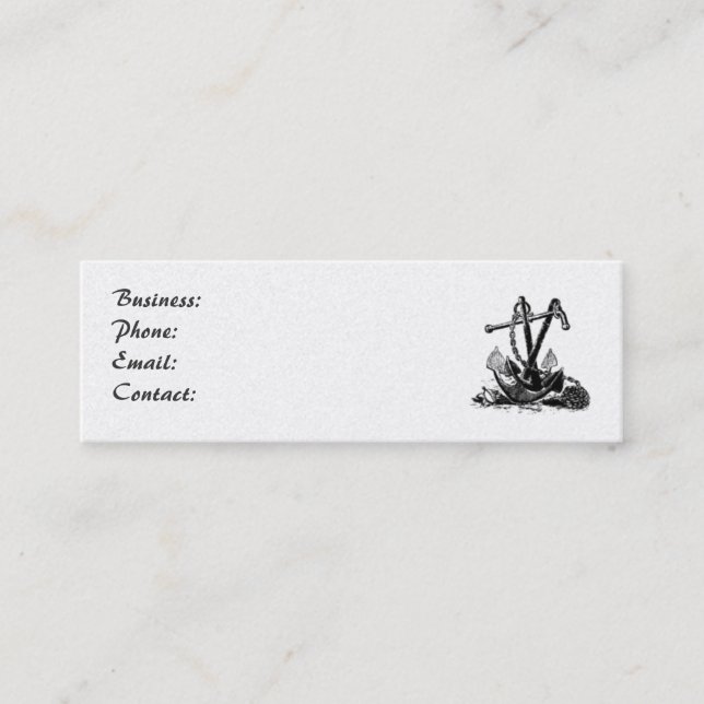 Anchor Nautical Business Card (Front)