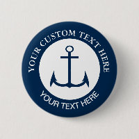 Anchor Nautical Custom Logo Icon 