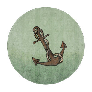 Anchor Nautical Cutting Board