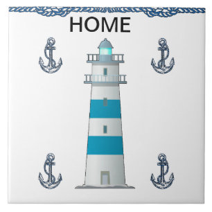Anchor nautical theme tile