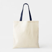 Anchor Nautical Tote Bag Gift Navy Blue White (Back)