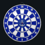 Anchor on Navy Blue and White Dart Board<br><div class="desc">Anchor on navy blue and white Dart Board.</div>