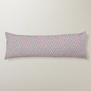 Anchor pattern body cushion