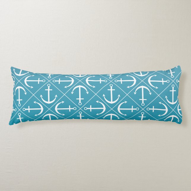 Anchor pattern body cushion (Front)