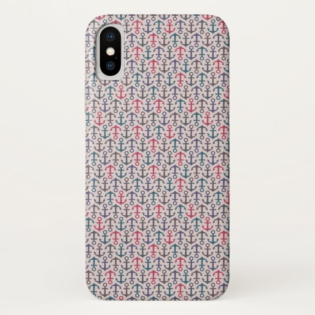 Anchor pattern Case-Mate iPhone case (Back)