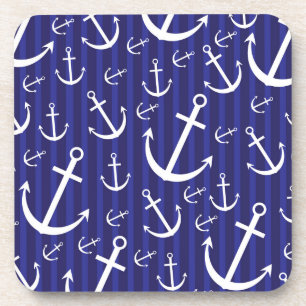 Anchor pattern coaster