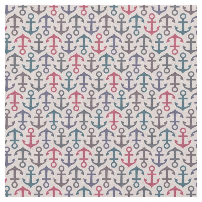 Anchor pattern fabric (Close Up)
