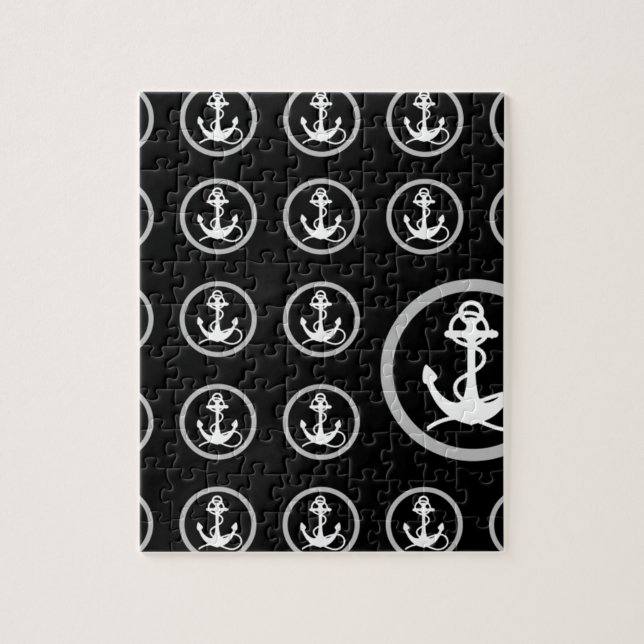 Anchor Pattern Jigsaw Puzzle (Vertical)