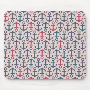 Anchor pattern mouse mat