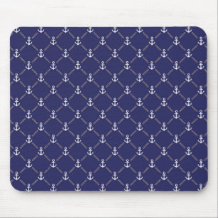 Anchor pattern mouse mat