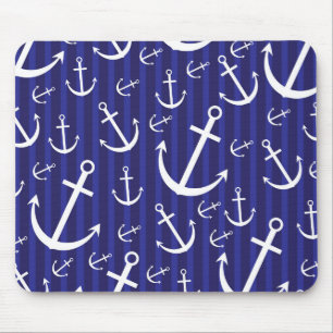 Anchor pattern mouse mat