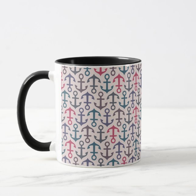 Anchor pattern mug (Left)