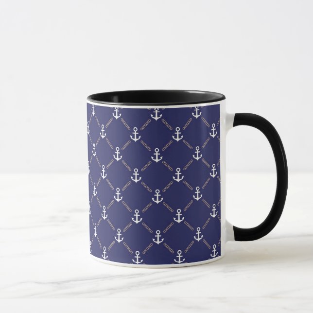 Anchor pattern mug (Right)