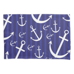 Anchor pattern pillowcase
