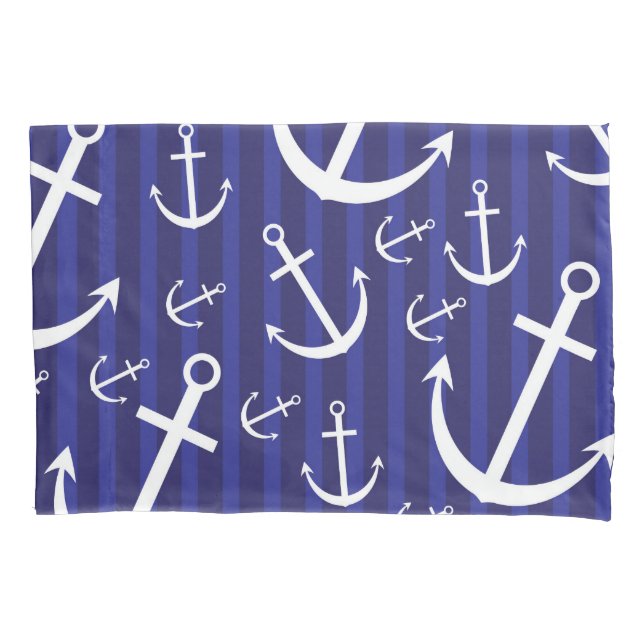 Anchor pattern pillowcase (Front)