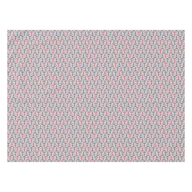 Anchor pattern tablecloth (Front (Horizontal))