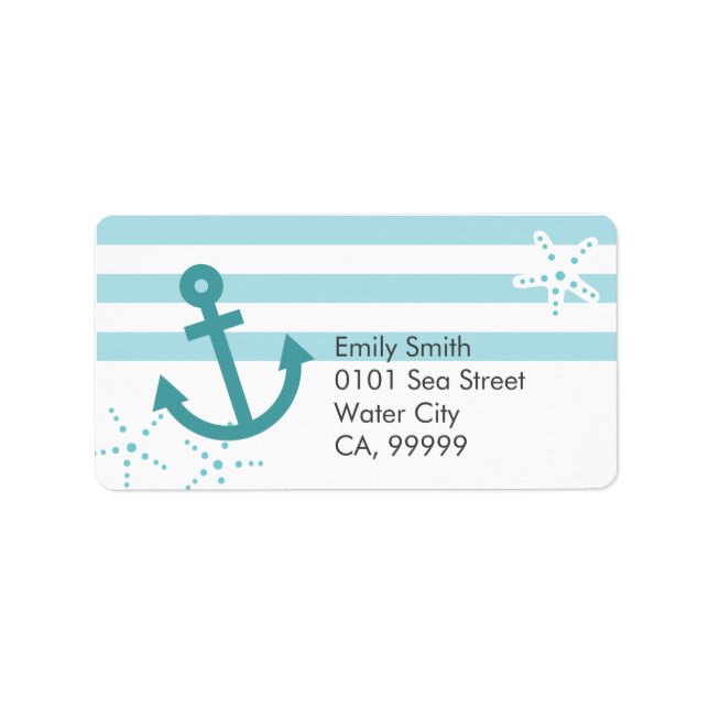 Anchor Personalised Label (Front)