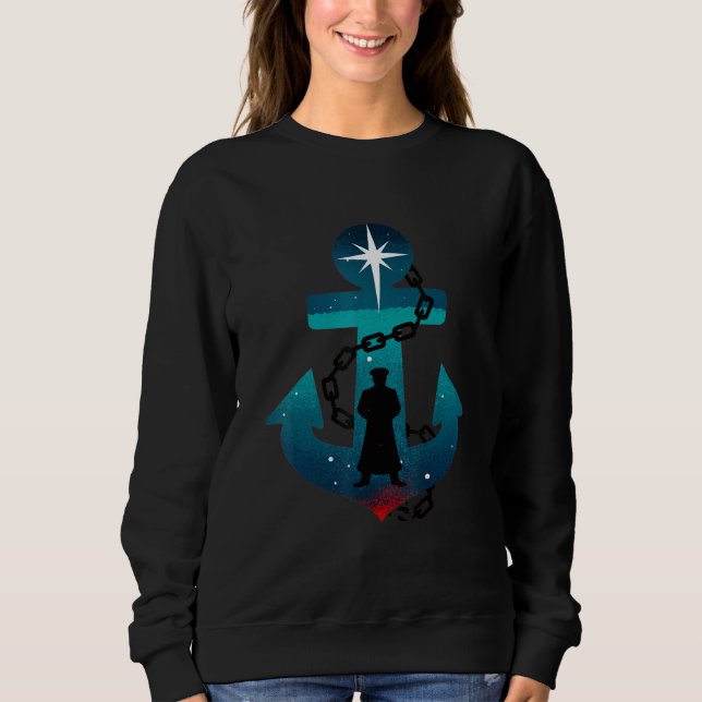 Anchor Pirate Style Sweatshirt (Front)